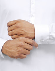 White Plain Kameez Shalwar KS26146R-M