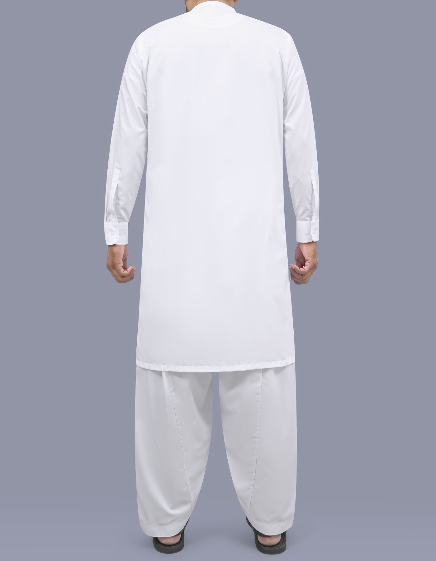 White Plain Kameez Shalwar KS26146R-L