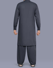 Charcoal Plain Kameez Shalwar KS26156R-L
