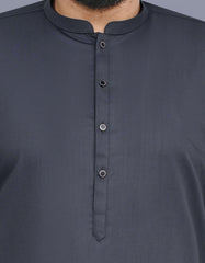 Charcoal Plain Kameez Shalwar KS26156R-S