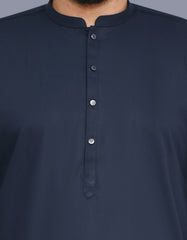 D Navy Plain Kameez Shalwar KS26157R-S