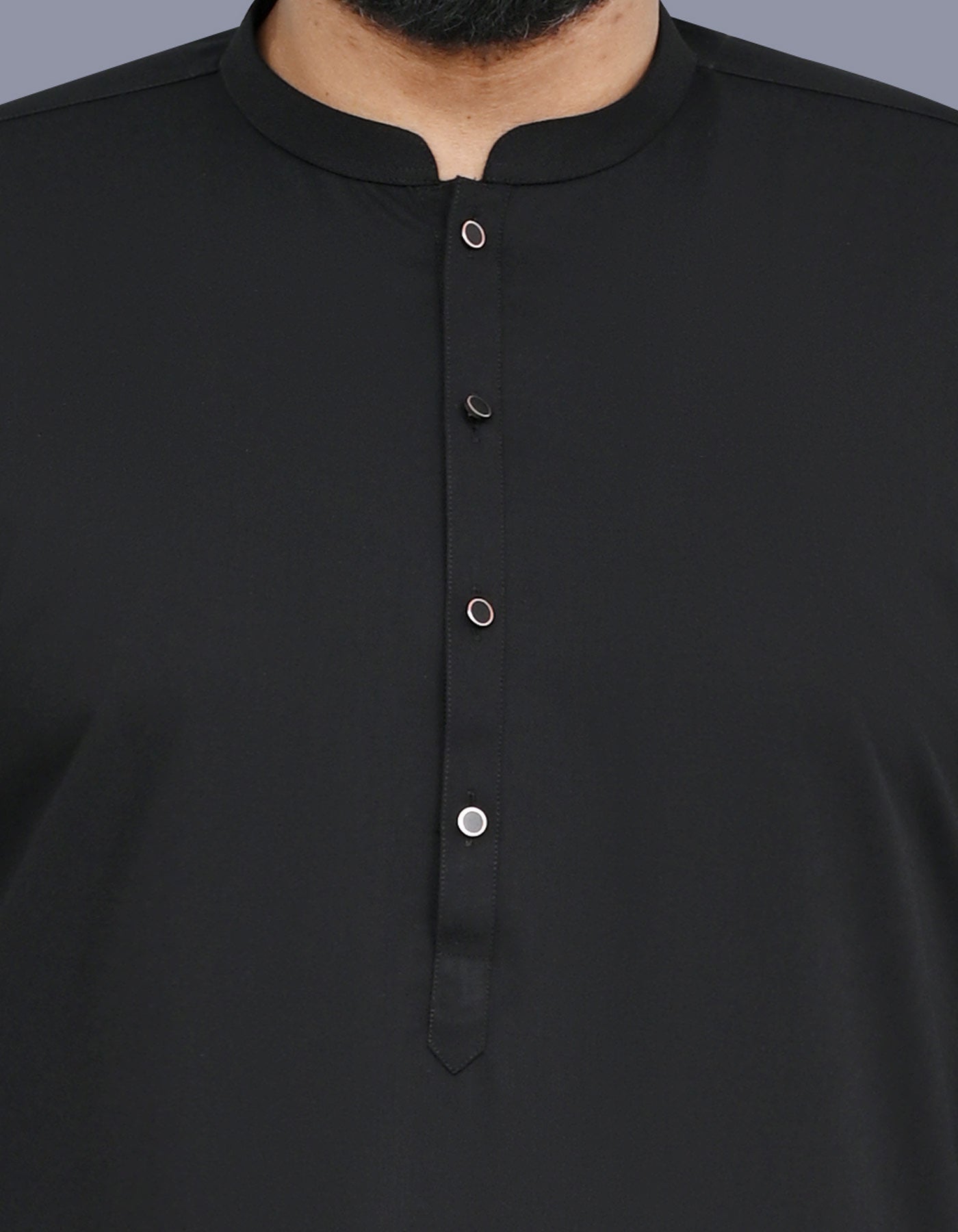 Black Plain Kameez Shalwar KS26159S-S
