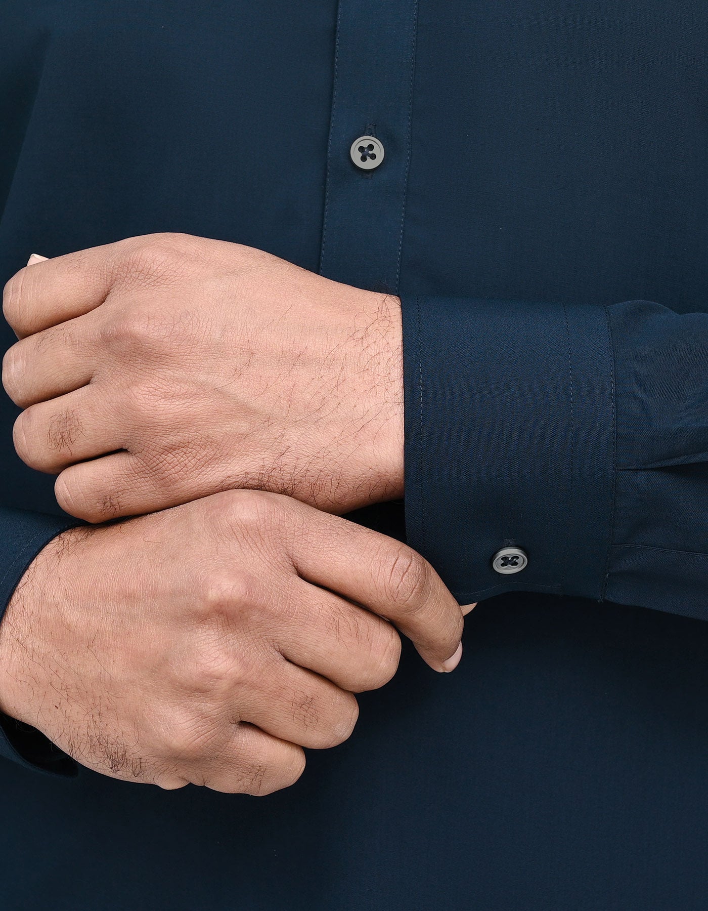 Blue Plain Kameez Shalwar KS2617S-M