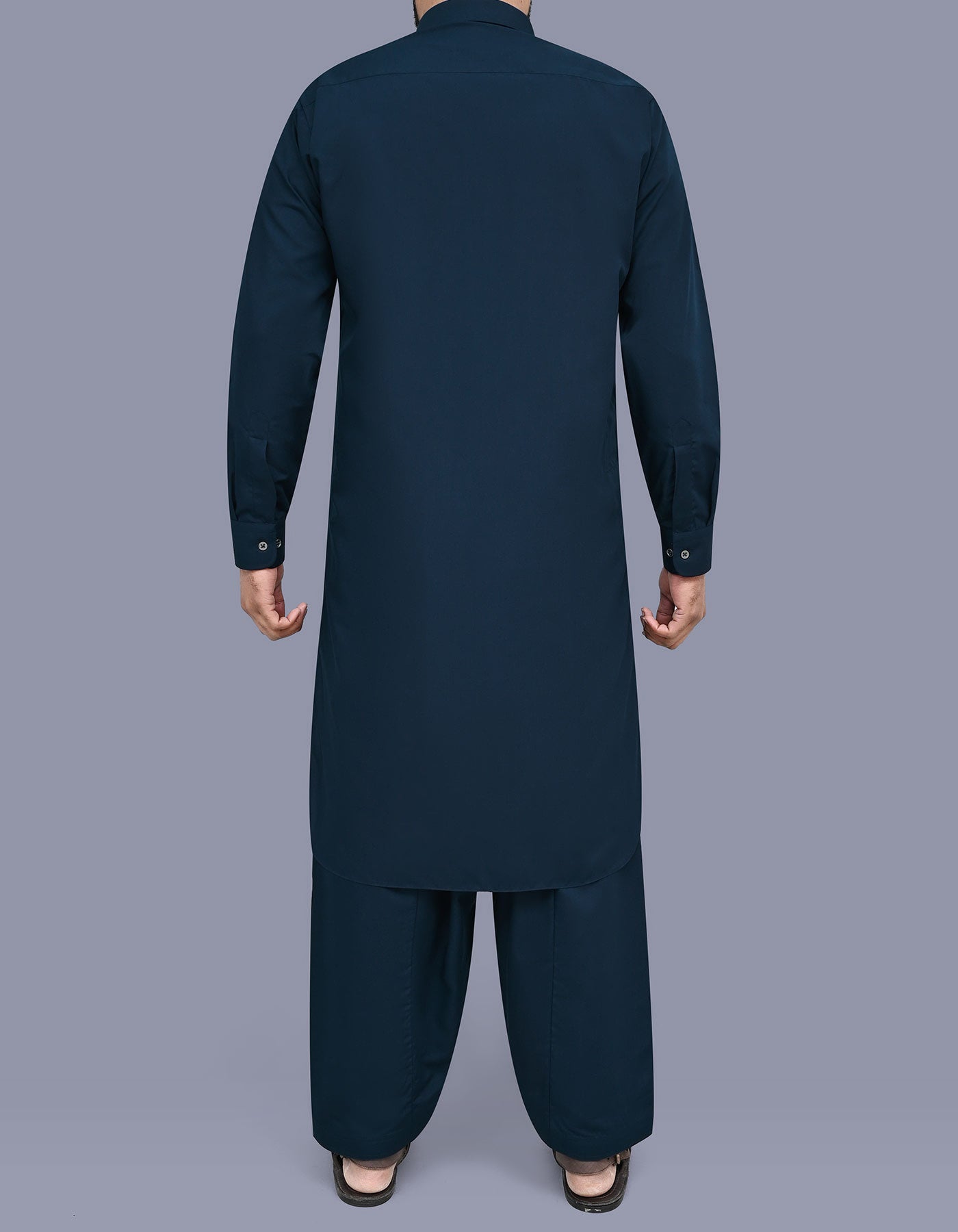 Blue Plain Kameez Shalwar KS2617S-L