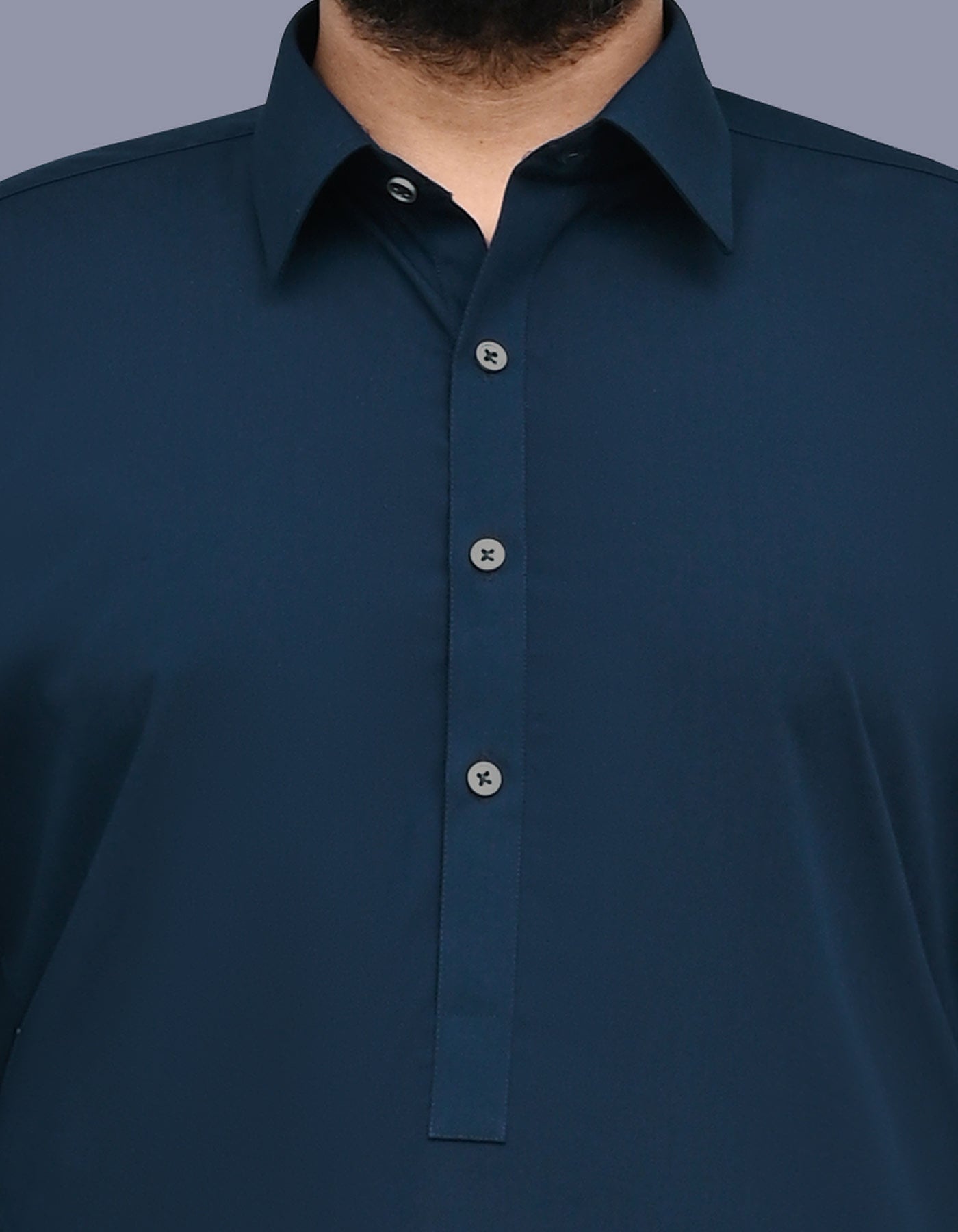 Blue Plain Kameez Shalwar KS2617S-S