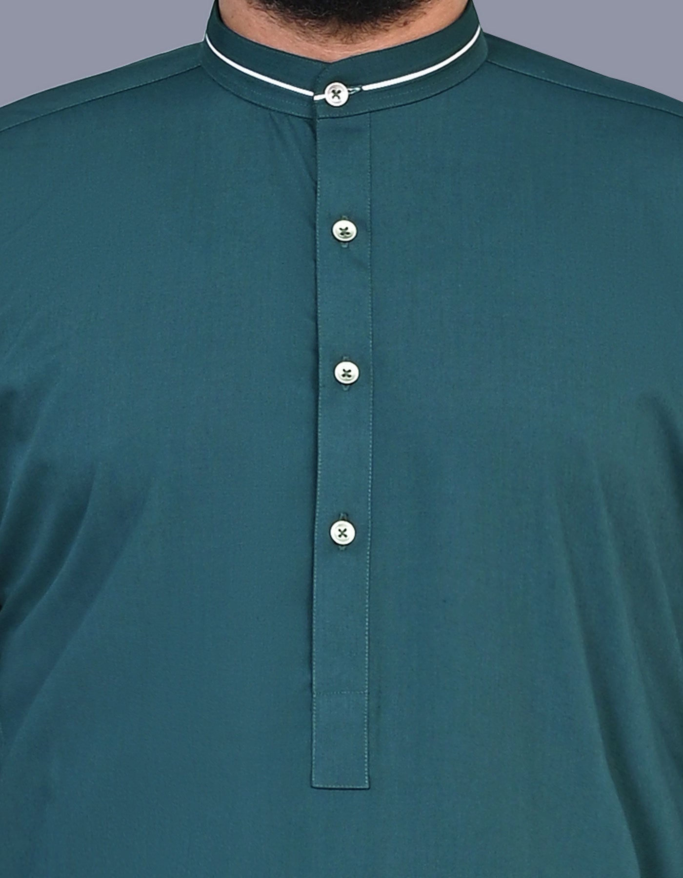 D Teal Plain Kameez Shalwar KS2619R-S