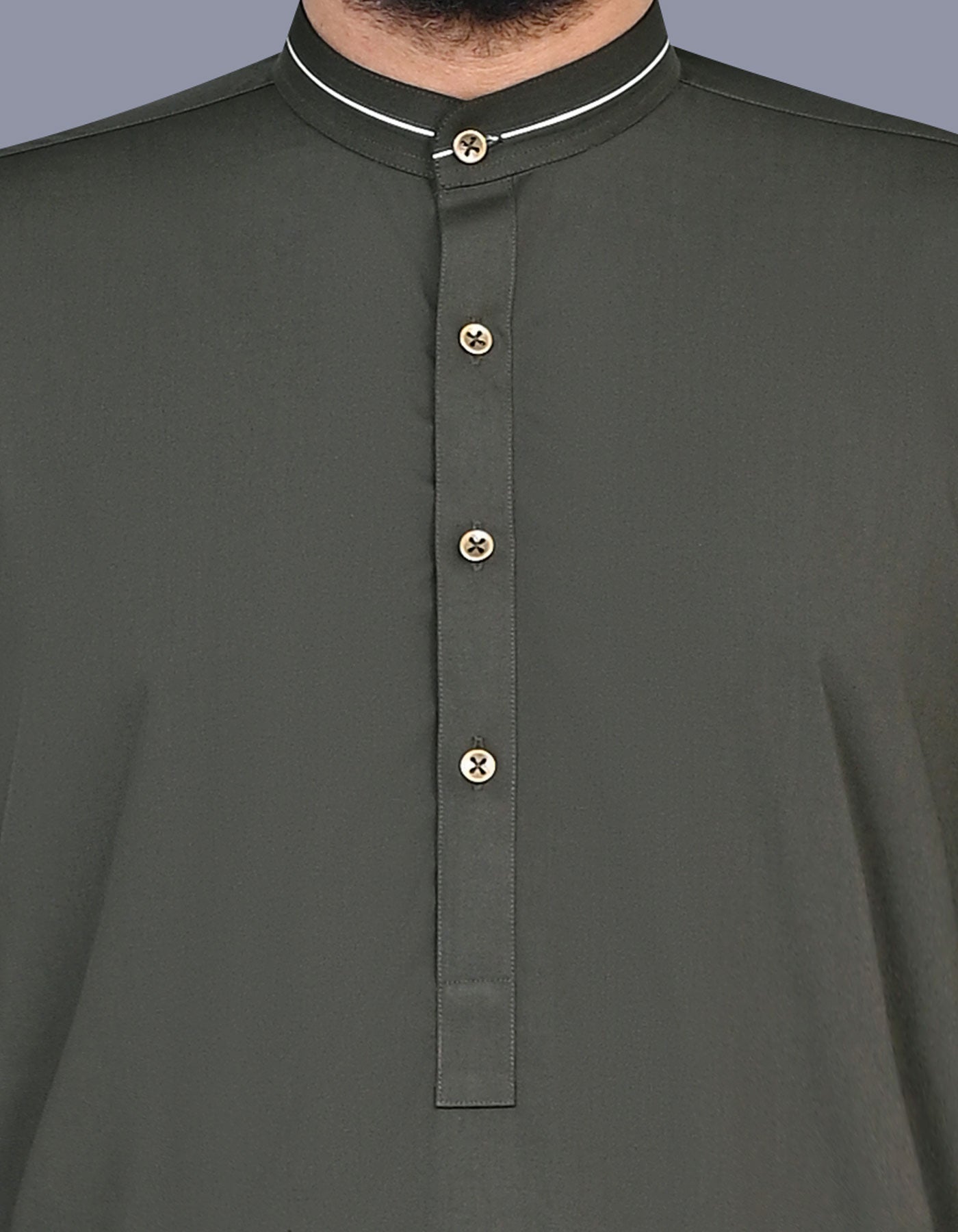 D Green Plain Kameez Shalwar KS2622S-S