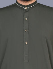 D Green Plain Kameez Shalwar KS2622S-S