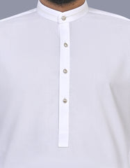 White Plain Kameez Shalwar KS2623R-S