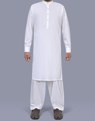 White Plain Kameez Shalwar KS2623R-XS