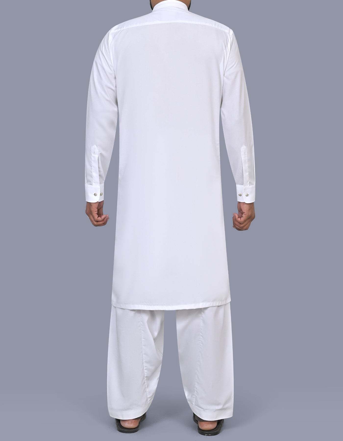 White Plain Kameez Shalwar KS2623S-L