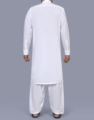 White Plain Kameez Shalwar KS2623S-L