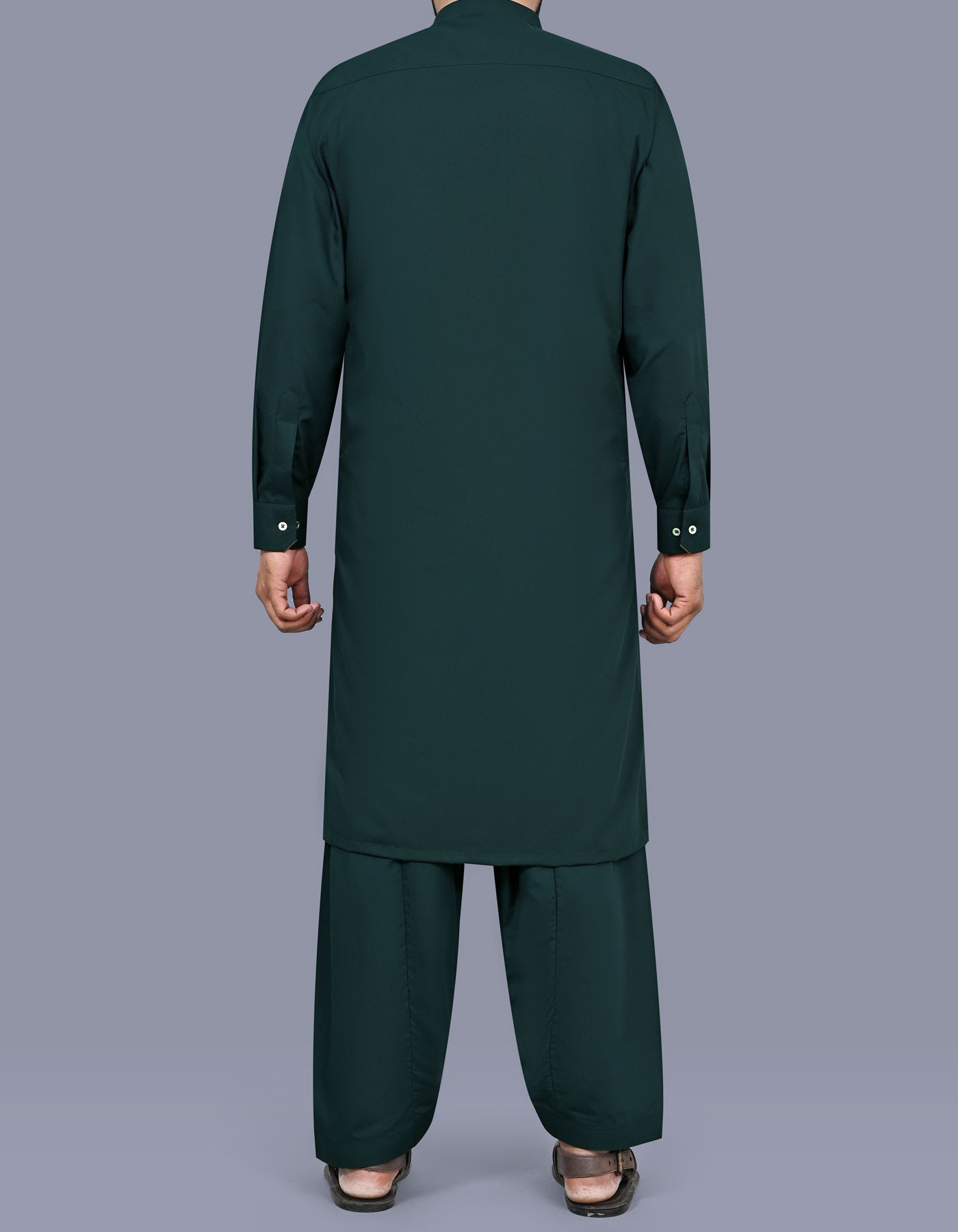 Teal Plain Kameez Shalwar KS2625S-L