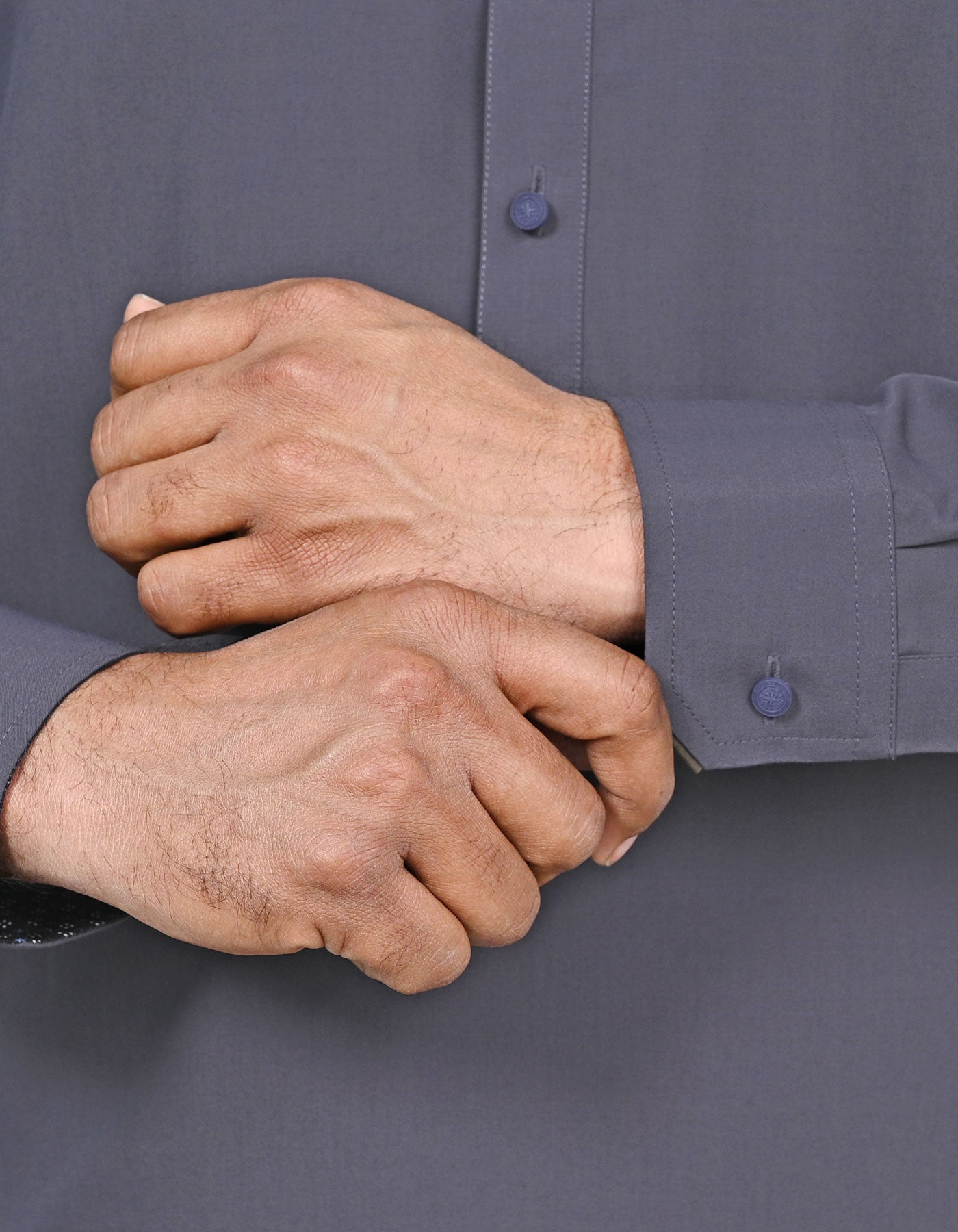 Grey Plain Kameez Shalwar KS2626R-M