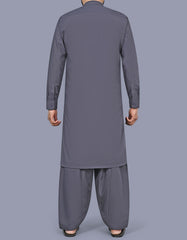 Grey Plain Kameez Shalwar KS2626R-XL