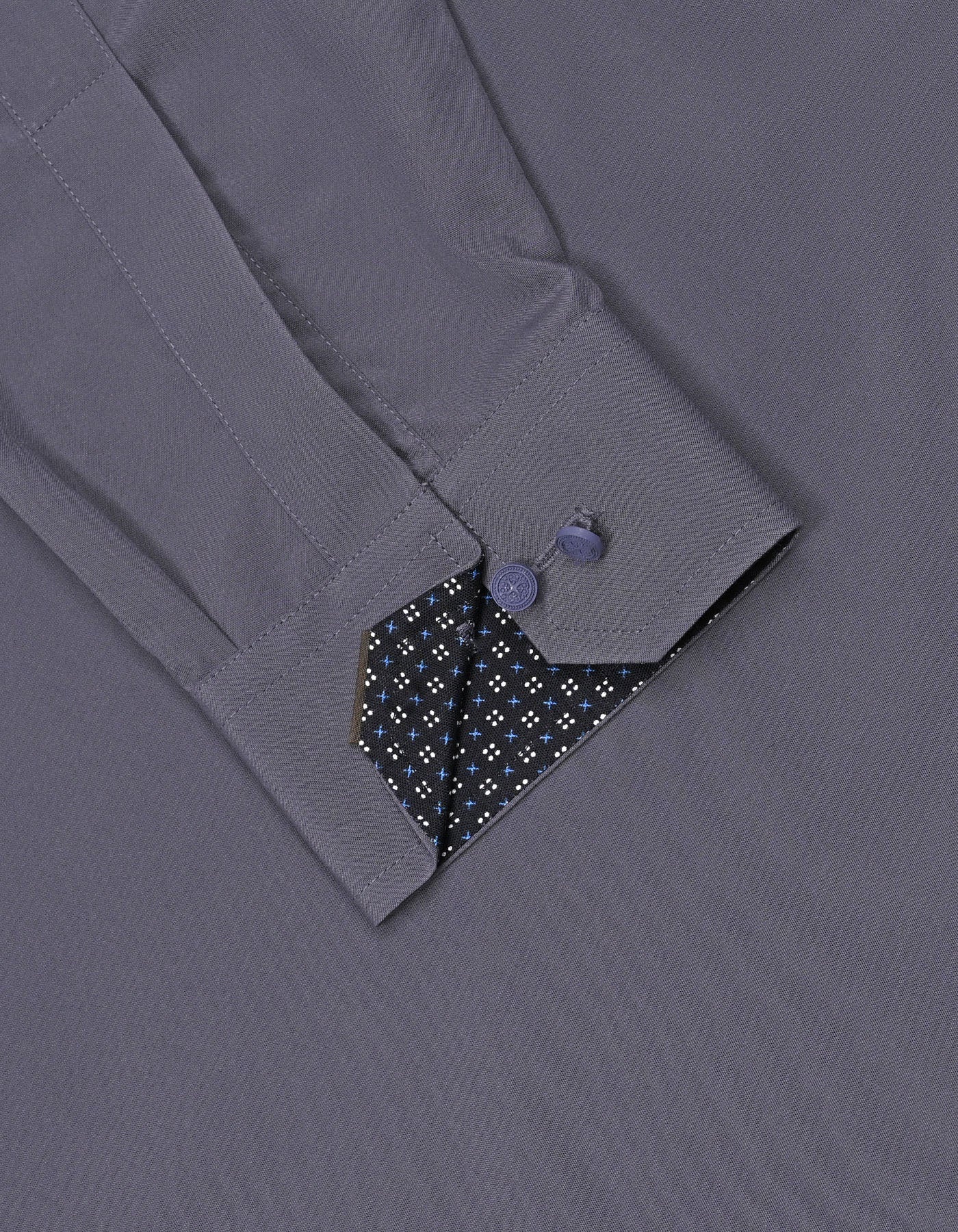 Grey Plain Kameez Shalwar KS2626S-L