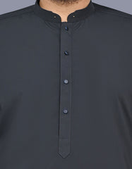 Charcoal Plain Kameez Shalwar KS2628R-S