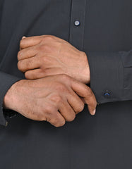 Charcoal Plain Kameez Shalwar KS2628S-M