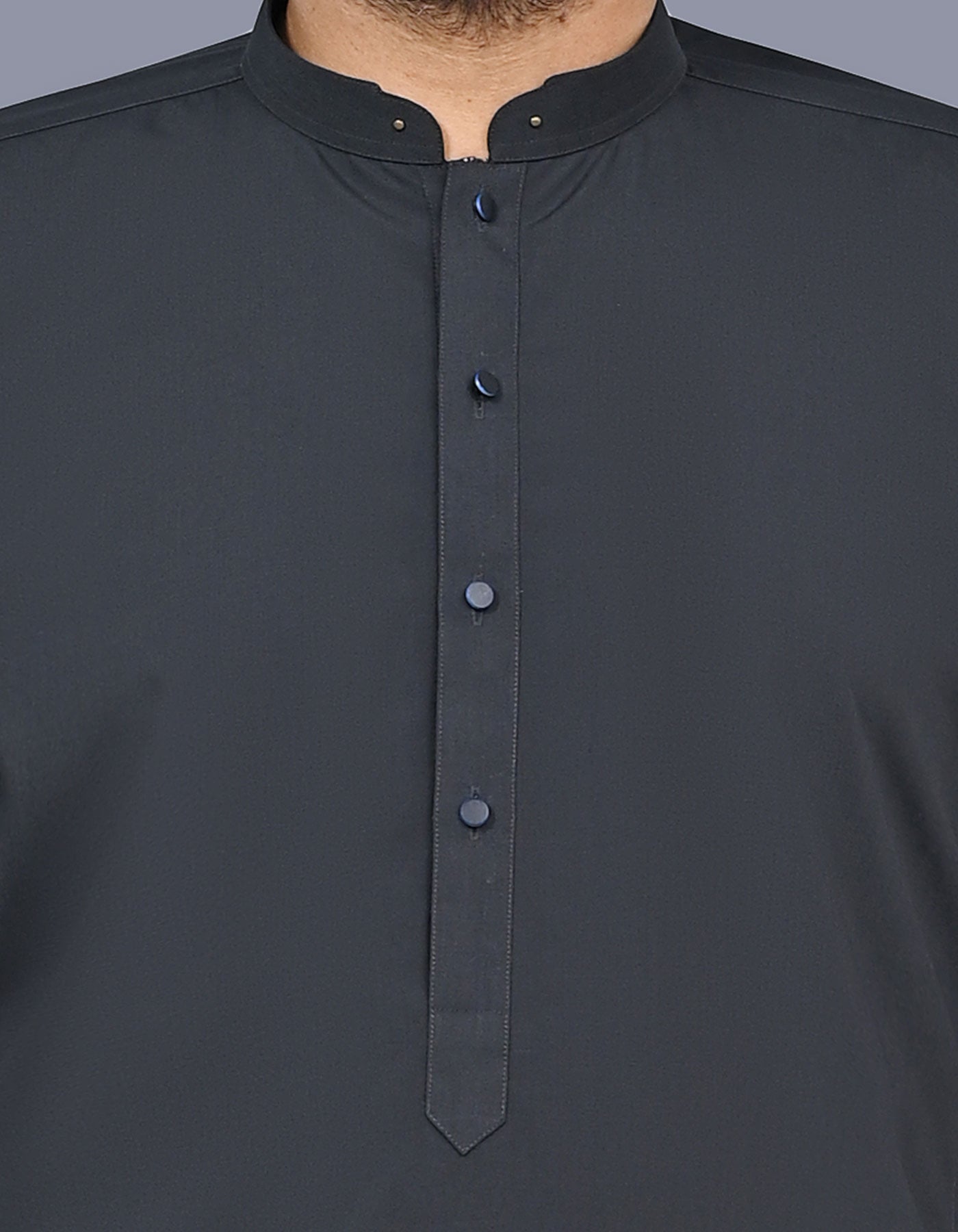 Charcoal Plain Kameez Shalwar KS2628S-S