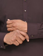 Maroon Plain Kameez Shalwar KS2629S-M