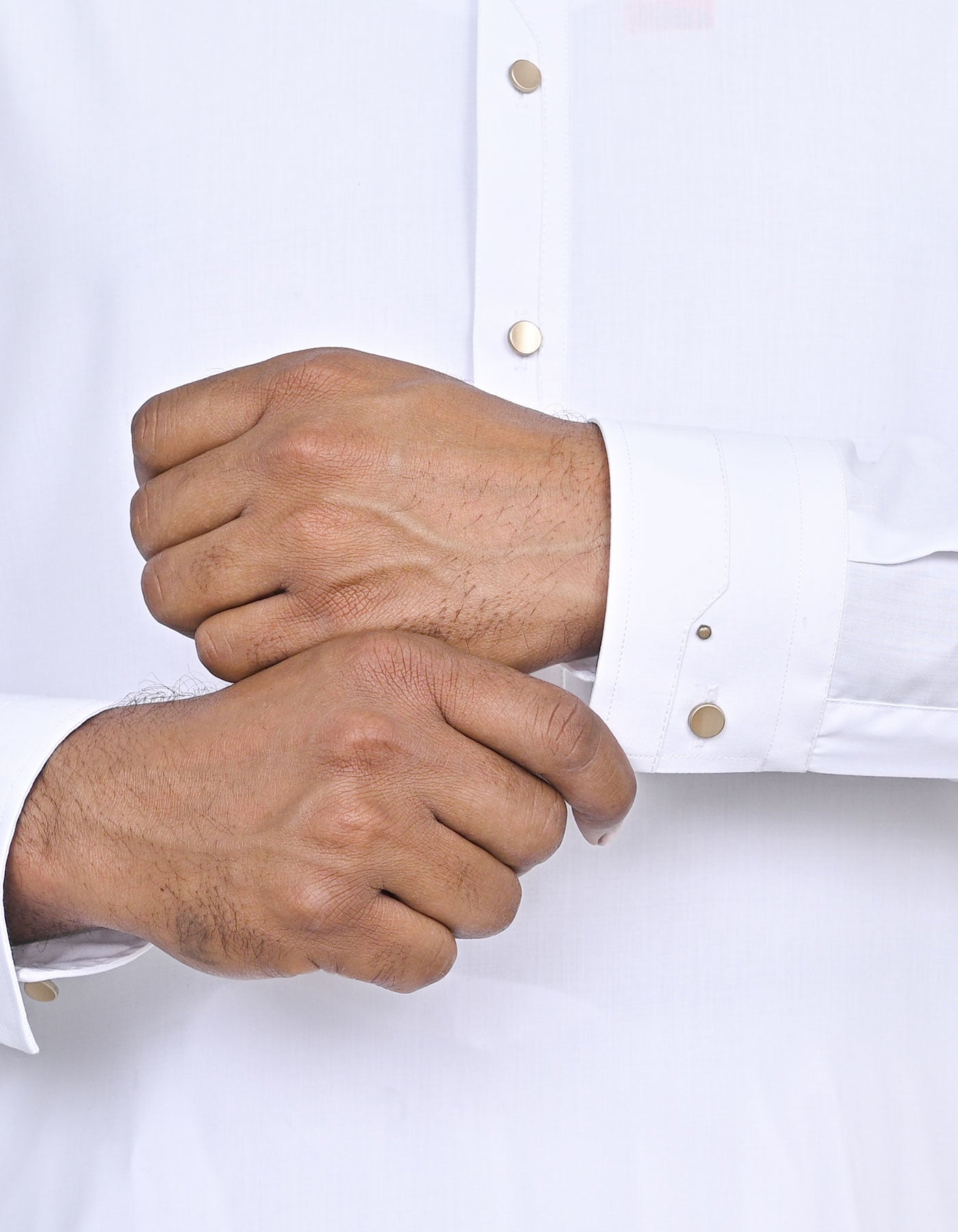 White Plain Kameez Shalwar KS2635R-M