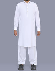 White Plain Kameez Shalwar KS2635R-XS
