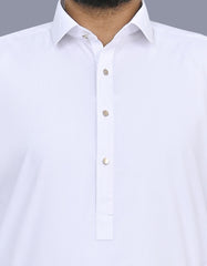White Plain Kameez Shalwar KS2635S-S