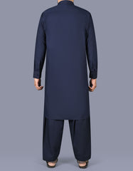 Navy Plain Kameez Shalwar KS2637R-L