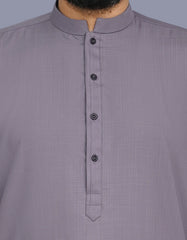 Grey Texture Kameez Shalwar KS2640R-S