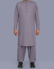 Grey Texture Kameez Shalwar KS2640S-XS
