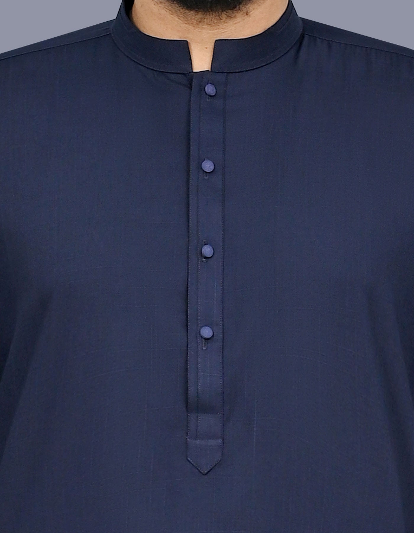 Navy Texture Kameez Shalwar KS2641R-S