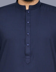 Navy Texture Kameez Shalwar KS2641R-S