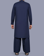 Navy Texture Kameez Shalwar KS2641S-L