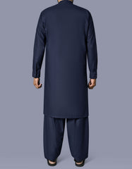 Navy Texture Kameez Shalwar KS2642S-L