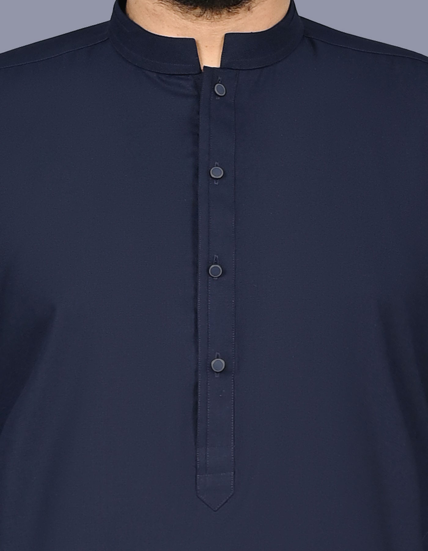 Navy Texture Kameez Shalwar KS2642S-S