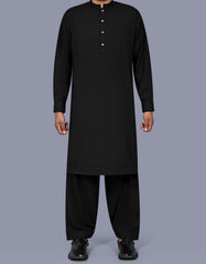 Black Texture Kameez Shalwar KS2643R-XS
