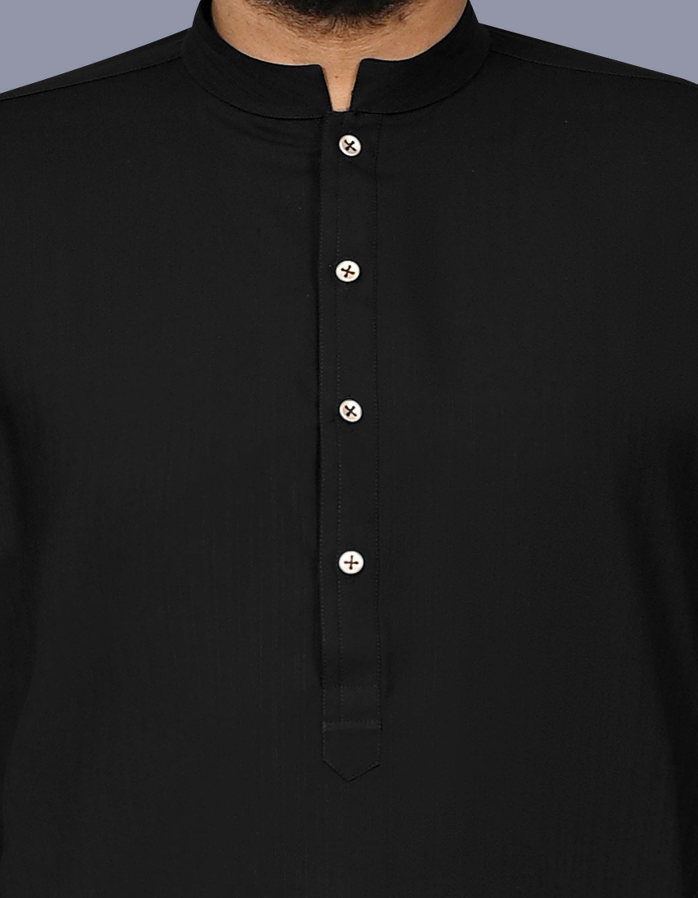Black Texture Kameez Shalwar KS2643S-S