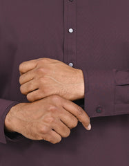 Maroon Texture Kameez Shalwar KS2644S-M