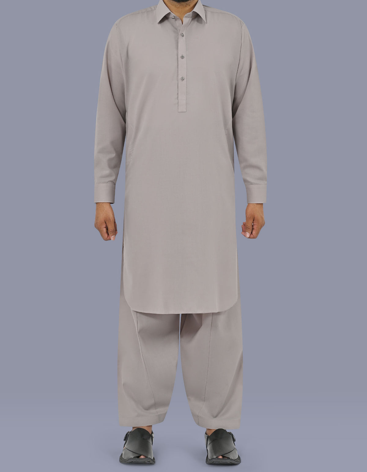 L Stone Plain Kameez Shalwar KS2658R-XS