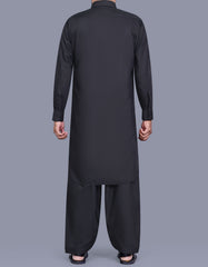 Black Plain Kameez Shalwar KS2659R-L