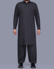 Black Plain Kameez Shalwar KS2659R-XS