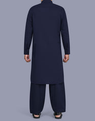 Navy Plain Kameez Shalwar KS2660S-L