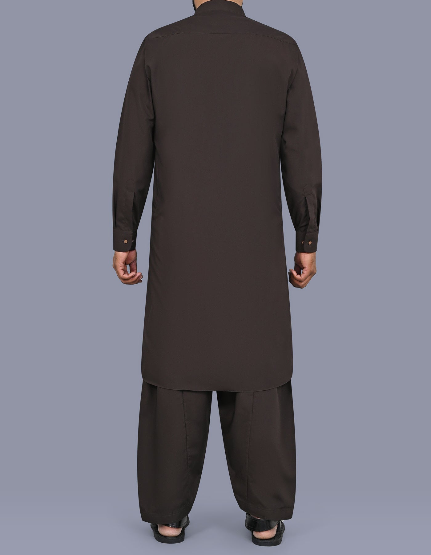 Chocolate Plain Kameez Shalwar KS2663S-L