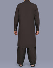 Chocolate Plain Kameez Shalwar KS2663S-L