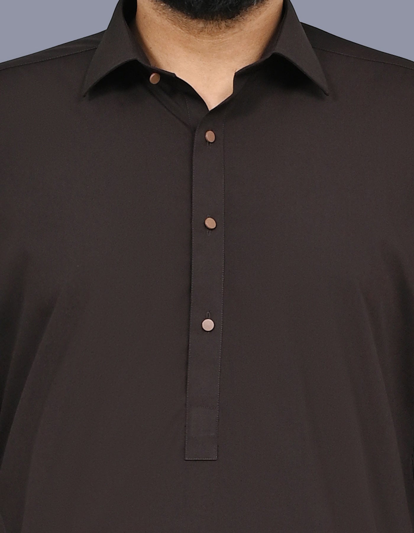 Chocolate Plain Kameez Shalwar KS2663S-S