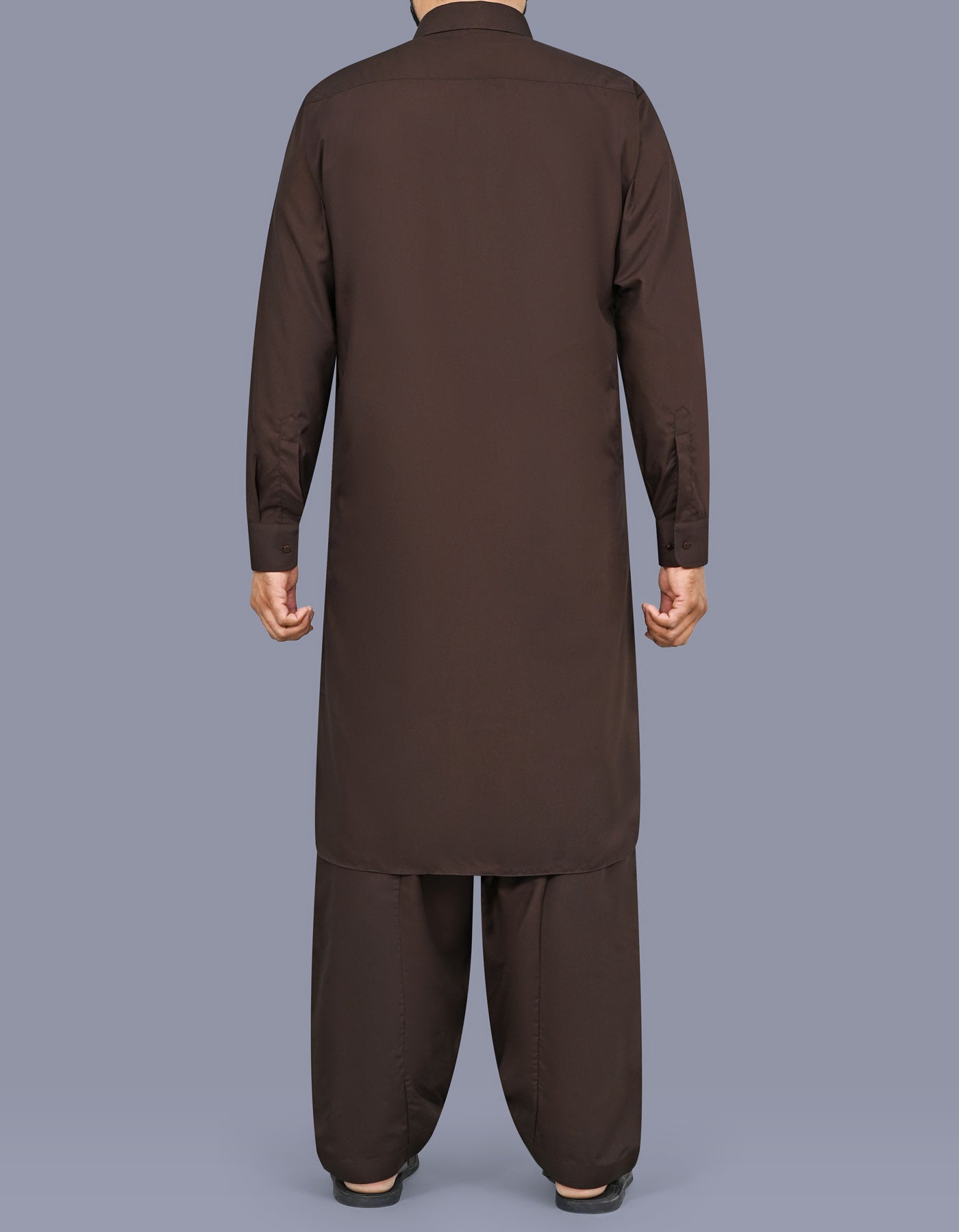 Chocolate Plain Kameez Shalwar KS2665R-L