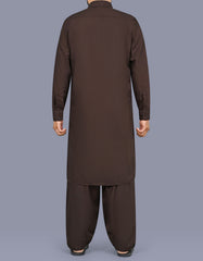 Chocolate Plain Kameez Shalwar KS2665R-L