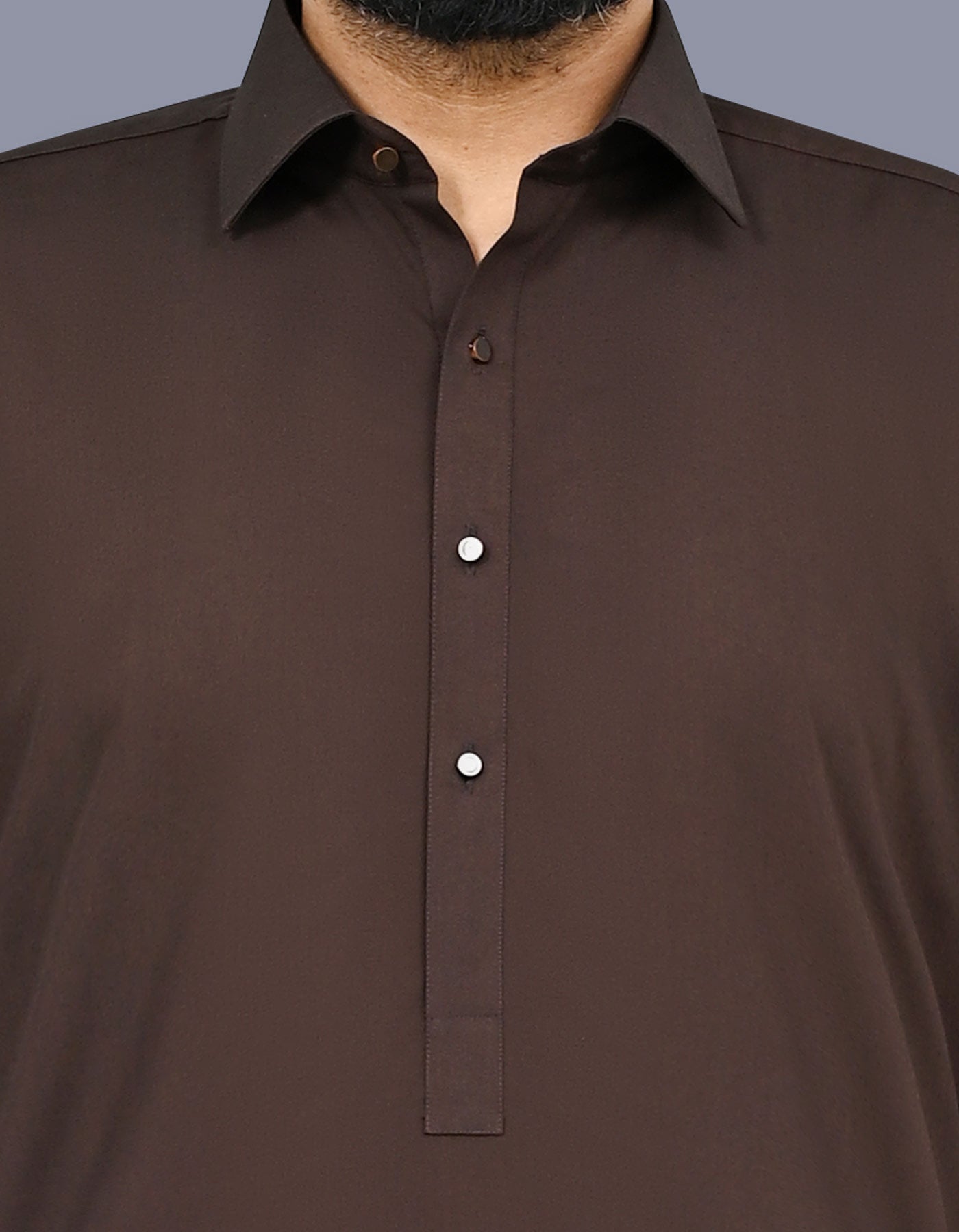 Chocolate Plain Kameez Shalwar KS2665R-S