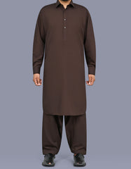 Chocolate Plain Kameez Shalwar KS2665R-XS