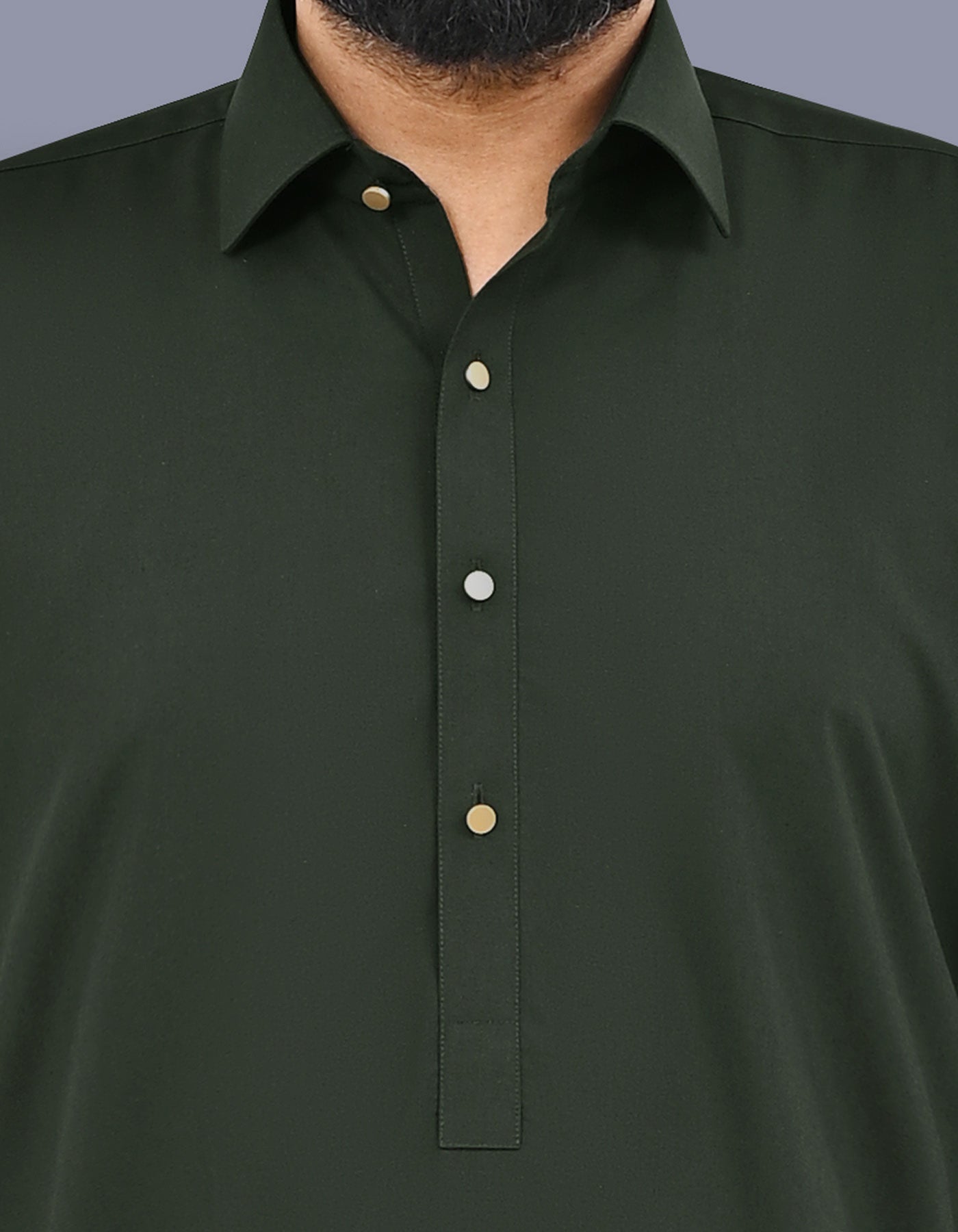 D Green Plain Kameez Shalwar KS2666S-S
